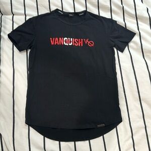 Vanquish Fitness Longline tee- Black size Large